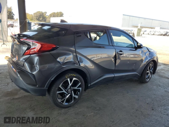 2018 Toyota C-HR XLE with VIN NMTKHMBXXJR025925, listed as a Copart auction lot 60121105 with 107,081 mi miles and Salvage title. Bid and sale history available at DreamBid. Image 3.