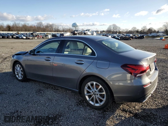 2020 Mercedes-Benz A 220 with VIN W1K3G4FB5LJ233031, listed as a Copart auction lot 47940185 with 73,184 mi miles and Salvage Title. Bid and sale history available at DreamBid. Image 2.