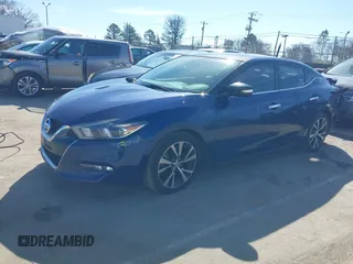 2017 Nissan Maxima SR with VIN 1N4AA6APXHC408764, listed as a IAAI auction lot 41595646 with 117,348 mi miles and . Bid and sale history available at DreamBid. Image 19.