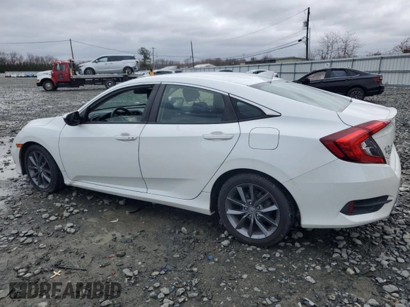 2019 Honda Civic Sedan EX with VIN JHMFC1F3XKX006440, listed as a Copart auction lot 49570025 with 75,621 mi miles and Salvage Title. Bid and sale history available at carsss.com. Image 2.