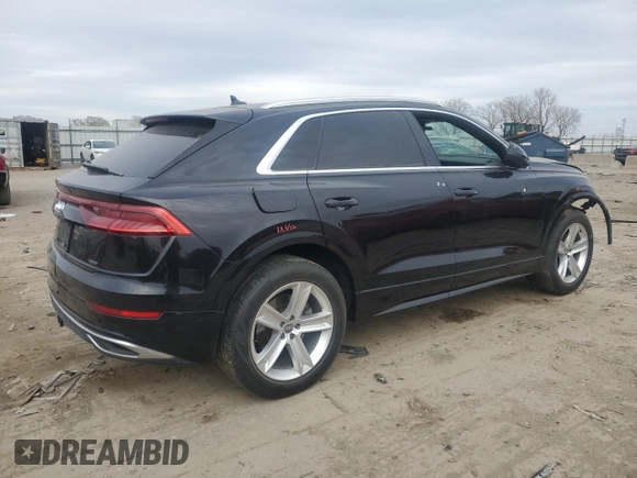 2019 Audi Q8 Premium z VIN WA1AVAF13KD013360, wystawiony jako Copart lot #89136245 z przebiegiem 77 722 mil mil oraz Szkoda całkowita • Salvage title. Historia ofert i sprzedaży dostępna na DreamBid. Obrazek 3.