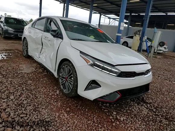 2024 Kia Forte GT with VIN 3KPF44ACXRE731067, listed as a Copart auction lot 48439435 with 6,110 mi miles and Salvage Title. Bid and sale history available at carsss.com. Image 11.