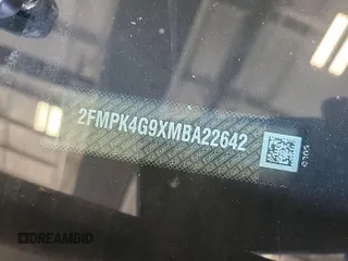 2021 Ford Edge SE с VIN 2FMPK4G9XMBA22642, выставлен на аукционе IAAI как лот 42741681 с пробегом 88 880 миль миль и . История ставок и продаж доступна на DreamBid. Изображение 12.