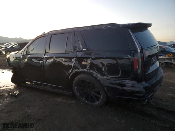 2021 Cadillac Escalade Sport Platinum with VIN 1GYS4GKL3MR199859, listed as a Copart auction lot 85749144 with 73,634 mi miles and Salvage Title. Bid and sale history available at carsss.com. Image 2.