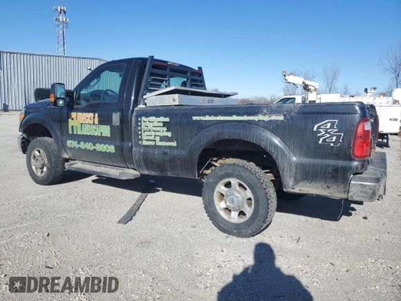2014 Ford F-350 XL with VIN 1FTRF3B69EEB59330, listed as a Copart auction lot 41978895 with 105,200 mi miles and Salvage title. Bid and sale history available at DreamBid. Image 2.