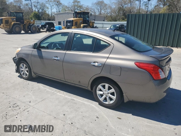2014 Nissan Versa SV with VIN 3N1CN7AP5EL870097, listed as a Copart auction lot 50593715 with 161,632 mi miles and Salvage Title. Bid and sale history available at carsss.com. Image 2.