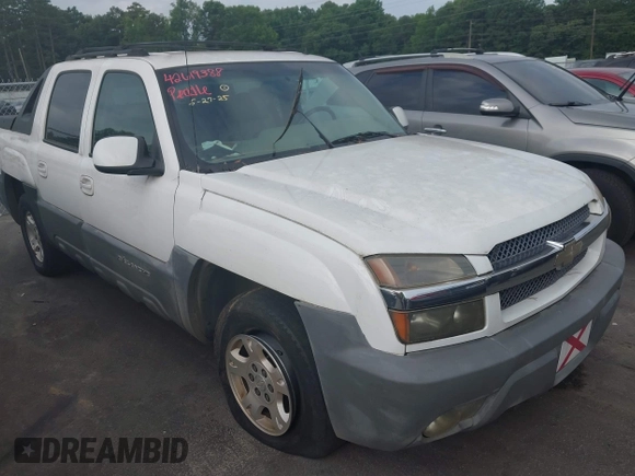 2002 Chevrolet Avalanche with VIN 3GNEC13T92G185390, listed as a IAAI auction lot 42619388 with 164,145 mi miles and . Bid and sale history available at DreamBid. Image 1.