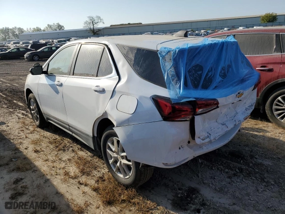 2024 Chevrolet Equinox LT with VIN 3GNAXTEG5RL190313, listed as a Copart auction lot 71371224 with 11,647 mi miles and Non Repairable. Bid and sale history available at carsss.com. Image 2.