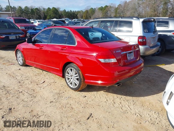2009 Mercedes-Benz C-Class 3.0L Sport with VIN WDDGF81X09R058437, listed as a IAAI auction lot 41077172 with 159,355 mi miles. Bid and sale history available at carsss.com. Image 3.