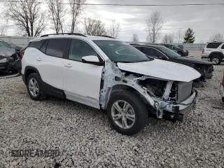 2024 GMC Terrain SLE with VIN 3GKALMEG4RL332729, listed as a Copart auction lot 53540215 with 10,606 mi miles and Clean title. Bid and sale history available at DreamBid. Image 4.