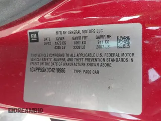 2012 Buick Verano with VIN 1G4PP5SK0C4218986, listed as a IAAI auction lot 42298097 with 194,761 mi miles and . Bid and sale history available at DreamBid. Image 9.