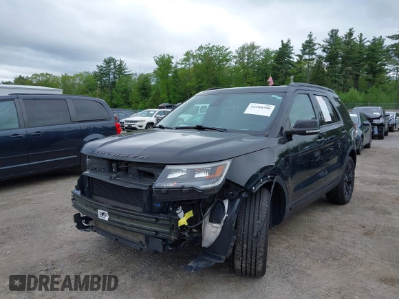 2019 Ford Explorer Sport with VIN 1FM5K8GT0KGB50601, listed as a IAAI auction lot 42280200 with 76,377 mi miles and . Bid and sale history available at DreamBid. Image 2.