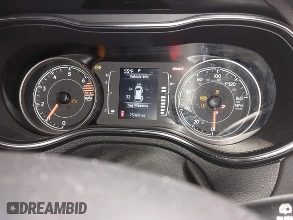 2019 Jeep Cherokee Latitude Plus with VIN 1C4PJMLB7KD193212, listed as a IAAI auction lot 41140326 with 75,360 mi miles. Bid and sale history available at carsss.com. Image 7.