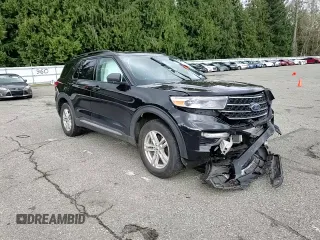 2020 Ford Explorer XLT with VIN 1FMSK8DHXLGC39354, listed as a Copart auction lot 51345865 with Not Provided miles and Salvage Title. Bid and sale history available at DreamBid. Image 12.