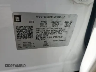 2020 Cadillac XT6 FWD Premium Luxury z VIN 1GYKPCRS9LZ107178, wystawiony jako Copart lot #58789335 z przebiegiem 154 428 mil mil oraz Nie do naprawy. Historia ofert i sprzedaży dostępna na DreamBid. Obrazek 13.