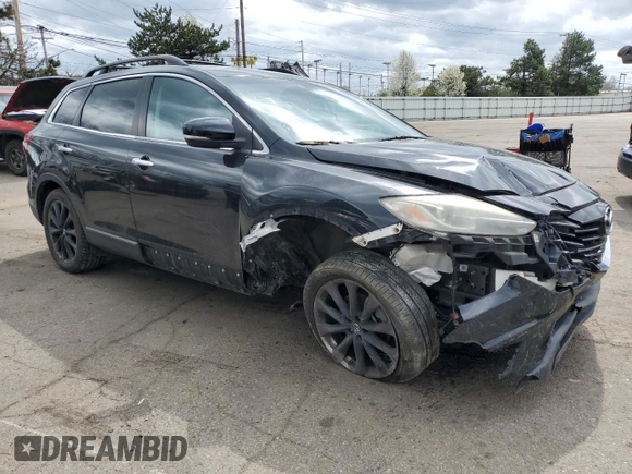 2015 Mazda CX-9 Grand Touring with VIN JM3TB3DA5F0460783, listed as a Copart auction lot 51523625 with 84,106 mi miles and Salvage Title. Bid and sale history available at carsss.com. Image 4.