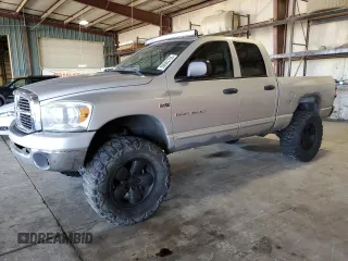2007 Dodge 1500 SLT with VIN 1D7HU182X7S182183, listed as a Copart auction lot 50663795 with 256,984 mi miles and Clean Title. Bid and sale history available at carsss.com. Image 1.