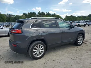 2016 Jeep Cherokee Limited with VIN 1C4PJMDS1GW322118, listed as a Copart auction lot 58468615 with 115,822 mi miles and Salvage title. Bid and sale history available at DreamBid. Image 3.