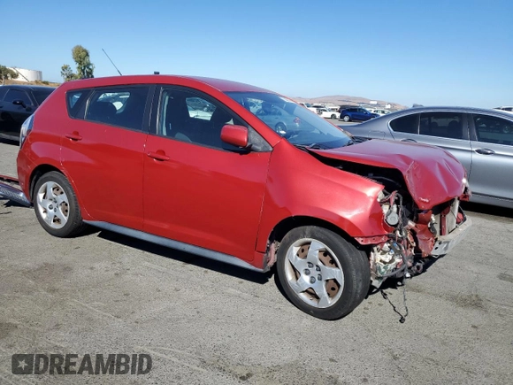 2009 Pontiac Vibe w/1SA with VIN 5Y2SP67849Z435504, listed as a Copart auction lot 75868474 with 193,252 mi miles and Salvage Title. Bid and sale history available at carsss.com. Image 4.