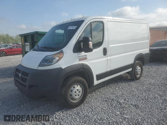 2017 Ram ProMaster Cargo with VIN 3C6TRVNG2HE503044, listed as a Copart auction lot 53714575 with 374,754 mi miles and Clean Title. Bid and sale history available at carsss.com. Image 1.