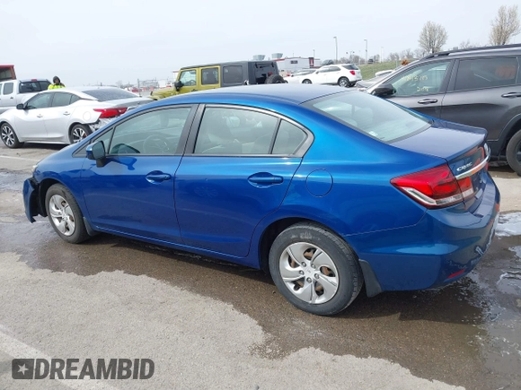 2014 Honda Civic Sedan LX with VIN 19XFB2F5XEE049546, listed as a IAAI auction lot 41850395 with 142,415 mi miles. Bid and sale history available at carsss.com. Image 14.
