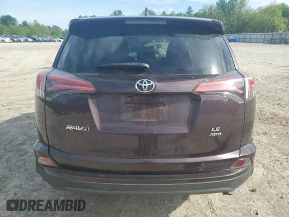 2018 Toyota RAV4 LE with VIN 2T3BFREV4JW825326, listed as a Copart auction lot 57245275 with 137,441 mi miles and Salvage title. Bid and sale history available at DreamBid. Image 6.