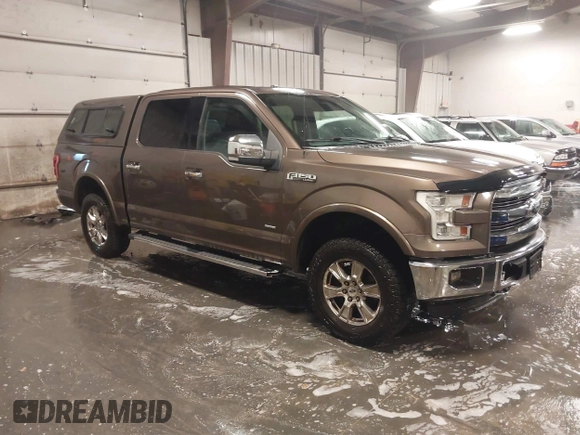 2015 Ford F-150 XLT with VIN 1FTEW1EG8FKD90178, listed as a IAAI auction lot 41163598 with 183,308 mi miles. Bid and sale history available at carsss.com. Image 1.