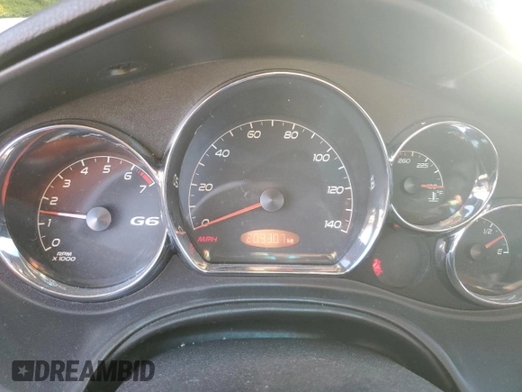 2007 Pontiac G6 GT with VIN 1G2ZH58N974219110, listed as a Copart auction lot 46858425 with 209,307 mi miles and Salvage Title. Bid and sale history available at carsss.com. Image 9.
