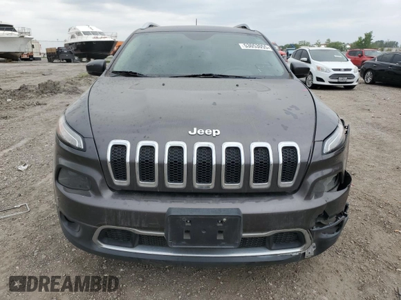 2017 Jeep Cherokee Limited with VIN 1C4PJLDB9HD237597, listed as a Copart auction lot 53053055 with 133,471 mi miles and Clean Title. Bid and sale history available at carsss.com. Image 5.
