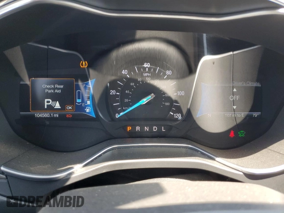 2016 Ford Fusion SE Hybrid with VIN 3FA6P0LU9GR166408, listed as a Copart auction lot 59931995 with 104,560 mi miles and Salvage title. Bid and sale history available at DreamBid. Image 9.