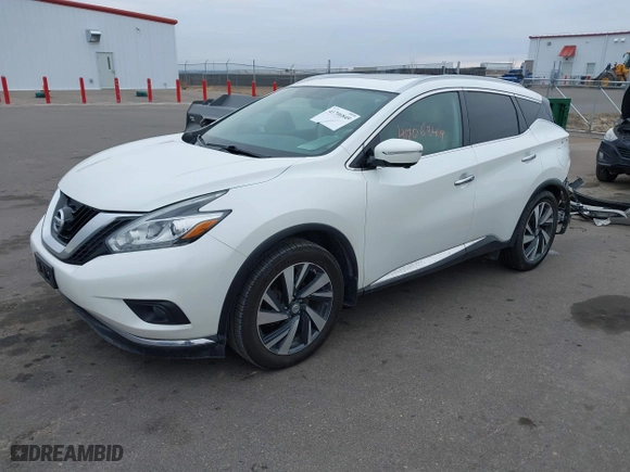 2015 Nissan Murano SV with VIN 5N1AZ2MH1FN264230, listed as a IAAI auction lot 41706849 with 232,718 mi miles. Bid and sale history available at carsss.com. Image 18.