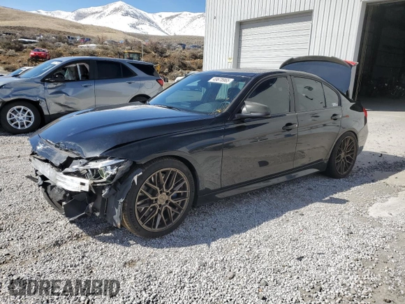 2017 BMW 3 Series 340i xDrive with VIN WBA8B7C3XHK858665, listed as a Copart auction lot 49678965 with 65,606 mi miles and Salvage Title. Bid and sale history available at carsss.com. Image 1.