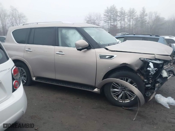 2021 Infiniti QX80 LUXE with VIN JN8AZ2AE7M9269067, listed as a IAAI auction lot 41072749 with 94,875 mi miles. Bid and sale history available at carsss.com. Image 13.