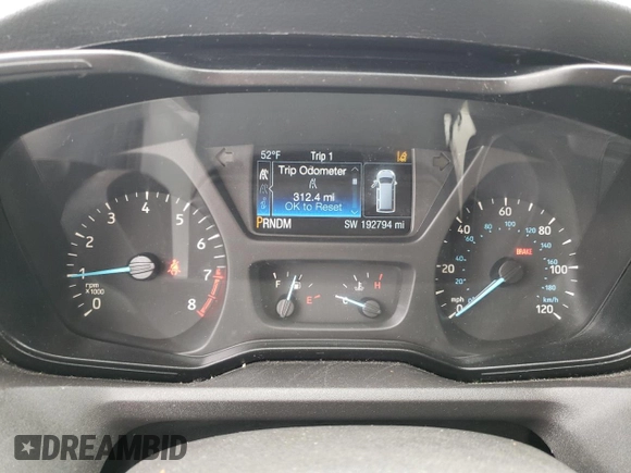 2019 Ford Transit with VIN 1FTBW2YMXKKB42079, listed as a Copart auction lot 59241015 with 192,794 mi miles and Clean title. Bid and sale history available at DreamBid. Image 9.