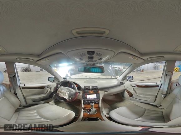 2006 Mercedes-Benz C 280 Luxury with VIN WDBRF92H16F752095, listed as a Copart auction lot 61414675 with 182,802 mi miles and Salvage title. Bid and sale history available at DreamBid. Image 14.