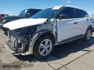 2022 Nissan Kicks S with VIN 3N1CP5BV7NL511927, listed as a IAAI auction lot 42025240 with 47,444 mi miles. Bid and sale history available at carsss.com. Image 2.