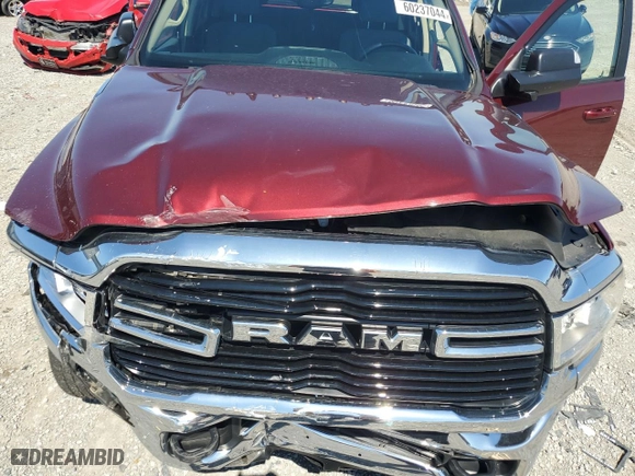 2020 Ram 2500 Big Horn with VIN 3C6UR5DL1LG111480, listed as a Copart auction lot 60237044 with 16,311 mi miles and Salvage Title. Bid and sale history available at carsss.com. Image 11.