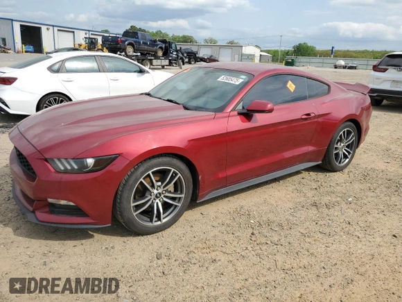 2017 Ford Mustang V6 with VIN 1FA6P8AM0H5224489, listed as a Copart auction lot 52685475 with 132,761 mi miles and Salvage Title. Bid and sale history available at carsss.com. Image 1.