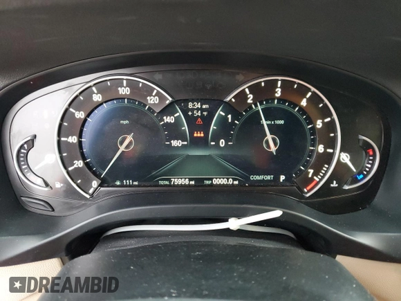 2019 BMW X3 sDrive30i with VIN 5UXTR7C5XKLE98200, listed as a Copart auction lot 44036615 with 75,956 mi miles and Clean Title. Bid and sale history available at carsss.com. Image 9.