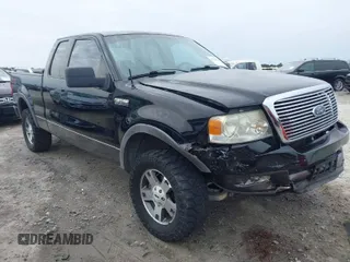 2005 Ford F-150 XLT with VIN 1FTPX14525FA14833, listed as a IAAI auction lot 41710410 with 120,458 mi miles. Bid and sale history available at carsss.com. Image 1.