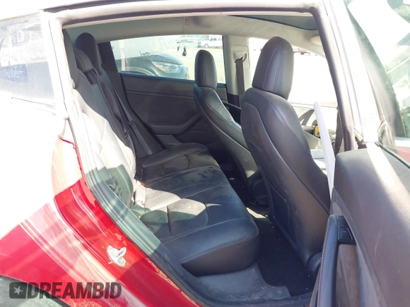 2020 Tesla Model 3 Standard Range Plus with VIN 5YJ3E1EA7LF706636, listed as a IAAI auction lot 32371217 with 35,389 mi miles. Bid and sale history available at carsss.com. Image 8.