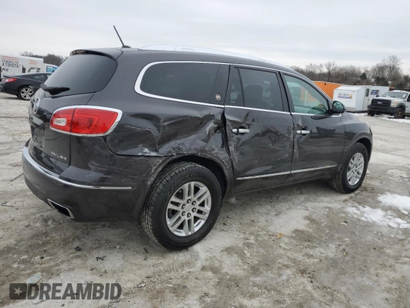 2014 Buick Enclave Convenience with VIN 5GAKRAKD7EJ172775, listed as a Copart auction lot 42168875 with 144,763 mi miles and Salvage Title. Bid and sale history available at carsss.com. Image 3.