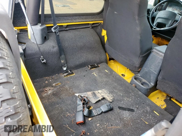 2004 Jeep Wrangler X с VIN 1J4FA39S34P745300, выставлен на аукционе Copart как лот 65454595 с пробегом 57 920 миль миль и Списание • Salvage title. История ставок и продаж доступна на DreamBid. Изображение 10.