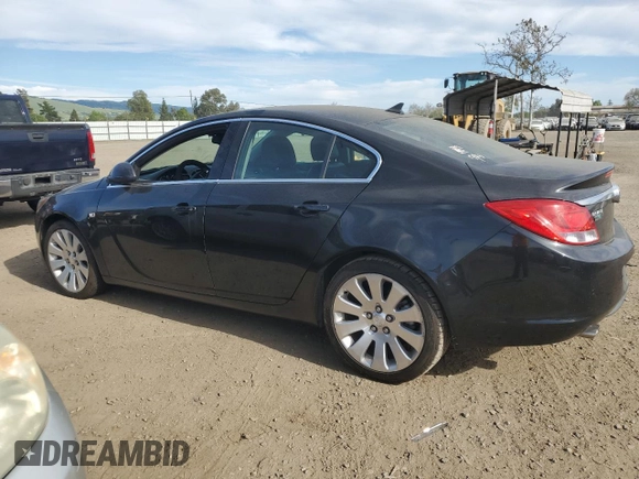 2011 Buick Regal CXL Turbo TO7 with VIN W04G15GV3B1055592, listed as a Copart auction lot 52975465 with 129,036 mi miles and Clean Title. Bid and sale history available at carsss.com. Image 2.