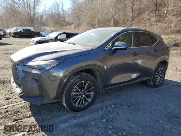 2023 Lexus NX with VIN JTJAGCEZ6P5005304, listed as a Copart auction lot 87232564 with 11,334 mi miles and Salvage Title. Bid and sale history available at carsss.com. Image 1.