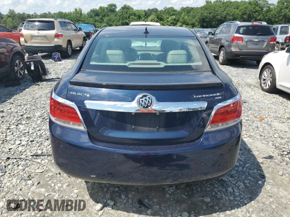2011 Buick LaCrosse CXL with VIN 1G4GC5GC1BF240219, listed as a Copart auction lot 57099625 with 163,623 mi miles and Clean title. Bid and sale history available at DreamBid. Image 6.