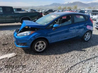 2019 Ford Fiesta SE with VIN 3FADP4EJ2KM155211, listed as a Copart auction lot 53069845 with 74,494 mi miles and Salvage Title. Bid and sale history available at carsss.com. Image 1.