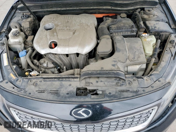 2015 Kia Optima EX with VIN KNAGN4AD0F5090350, listed as a Copart auction lot 57577595 with 109,345 mi miles and Salvage title. Bid and sale history available at DreamBid. Image 11.