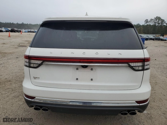 2023 Lincoln Aviator Reserve with VIN 5LM5J7WC9PGL32929, listed as a Copart auction lot 83378444 with NaN miles and Salvage Title. Bid and sale history available at carsss.com. Image 6.
