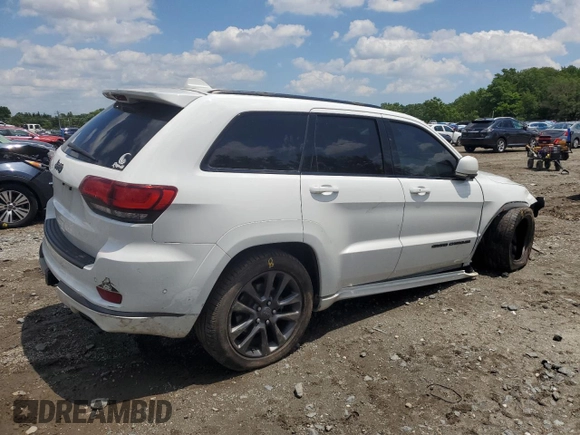 2018 Jeep Grand Cherokee High Altitude with VIN 1C4RJFCG5JC179040, listed as a Copart auction lot 61540625 with 135,310 mi miles and Salvage title. Bid and sale history available at DreamBid. Image 3.